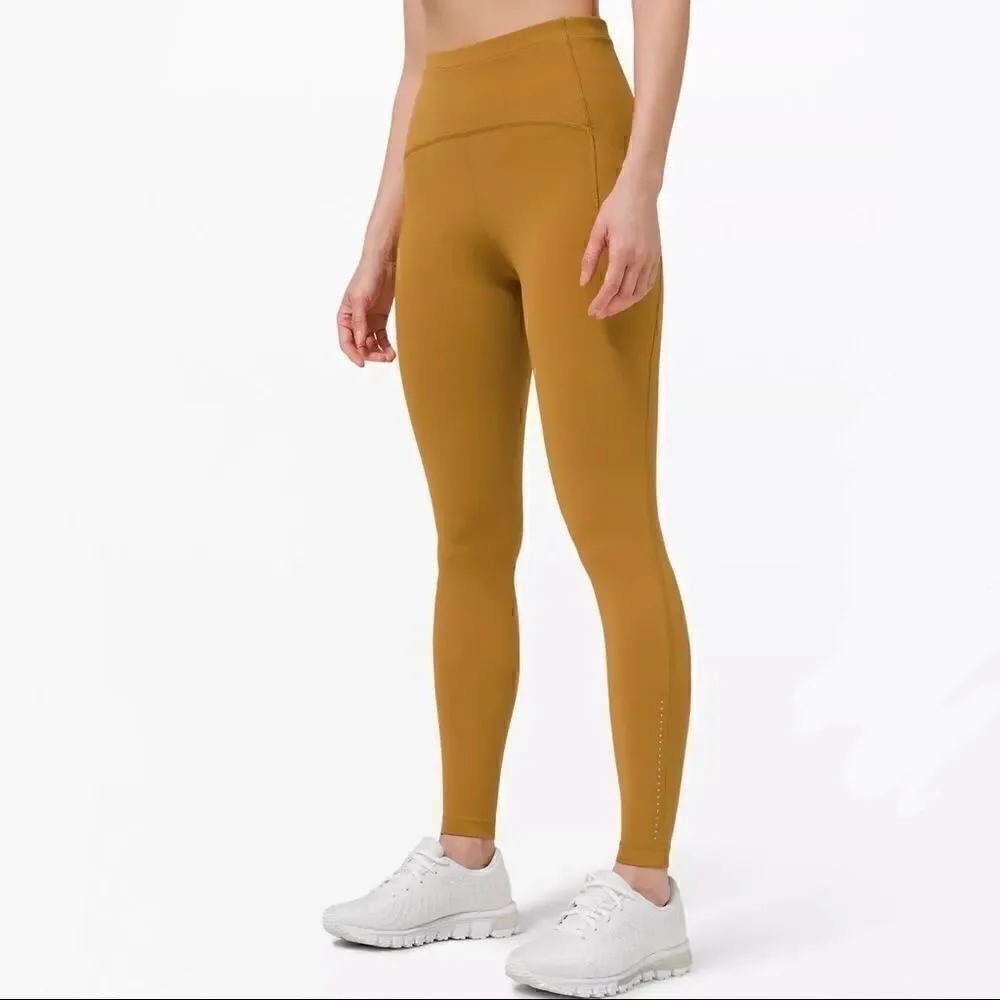 LULULEMON SWIFT SPEED HIGH-RISE TIGHT 28 SPICED BRONZE WOMEN SIZE 4 LEGGINGS NEW